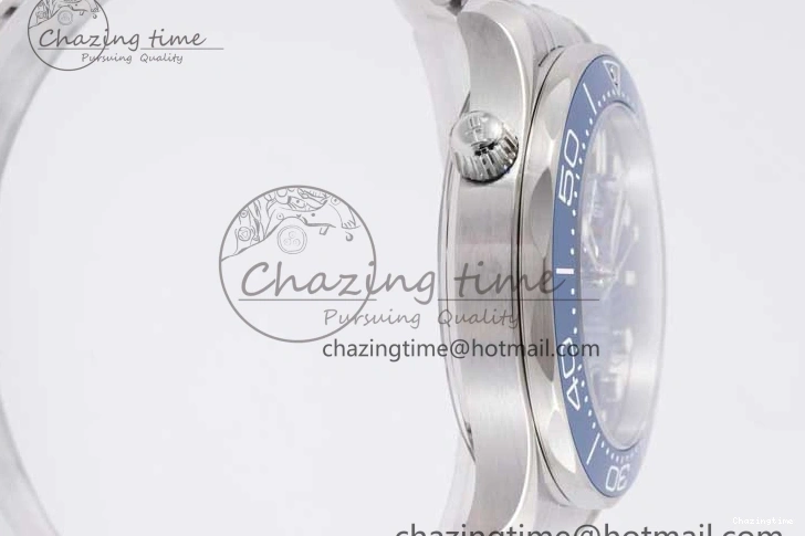 0210 Seamaster Diver 300M SS Blue Ceramic Bezel JVSF 1:1 Best Edition Blue Dial on SS Bracelet A SportInspired 7792